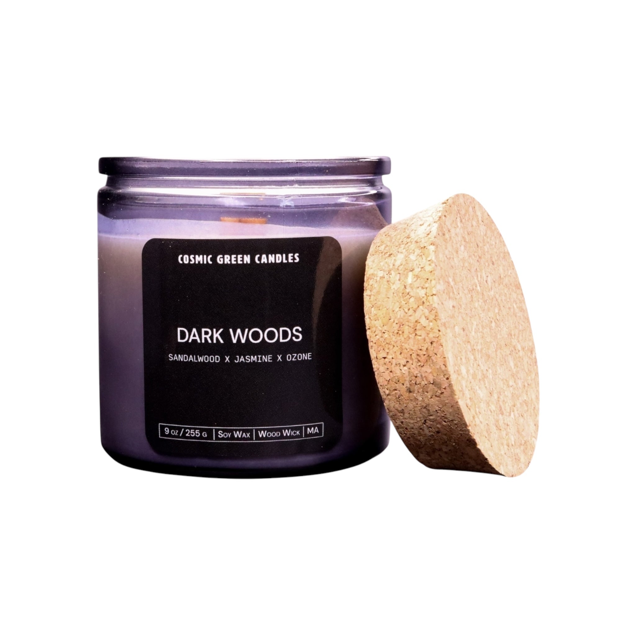 Cosmic Green Candles Dark Woods Candles